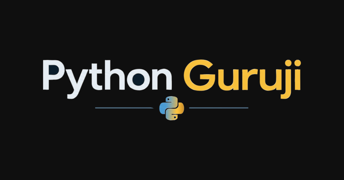 Free Python Courses for Beginners | Python Guruji